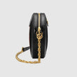 Gucci Ophidia Mini Round Shoulder Bag Black