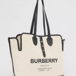 Burberry The Medium Soft Cotton Canvas Belt Bag Black