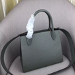 Prada Monochrome Saffiano Leather Bag Grey
