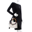 Gucci Lilith Leather Top Handle Bag Black