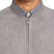Suede Bomber Leather Jacket