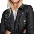 CARGO BIKER LEATHER JACKET