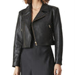 CROPPED LEATHER JACKET