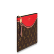 LV Pochette Tuileries Monogram Canvas Kabuki Red
