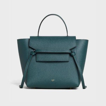 Celine Micro Belt Bag In Grained Calfskin Amazone