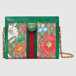 Gucci Ophidia GG Flora Small Shoulder Bag Green