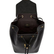 Fendi Black Leather Backpack