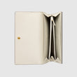 Gucci Ophidia GG Flora Continental Wallet White
