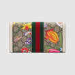 Gucci Ophidia GG Flora Continental Wallet White
