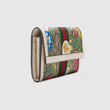 Gucci Ophidia GG Flora Continental Wallet White