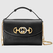 Gucci Zumi Black Smooth Leather Mini Bag
