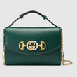 Gucci Zumi Dark Green Smooth Leather Mini Bag