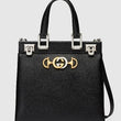 Gucci Zumi Grainy Leather Small Top Handle Bag Black