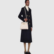 Gucci Zumi Grainy Leather Small Top Handle Bag White