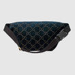 GG Velvet Belt Bag Dark Blue