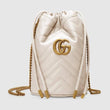 Gucci GG Marmont Mini Bucket Bag White