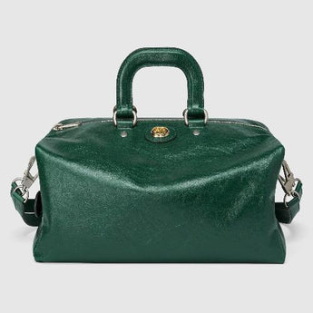 Gucci Soft Leather Backpack Dark Green