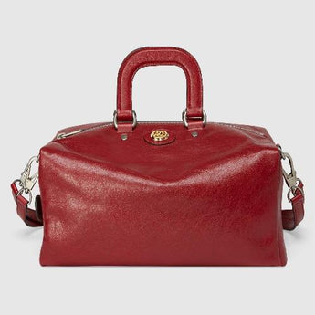 Gucci Soft Leather Backpack Red