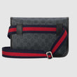 Gucci GG Supreme Black Flap Belt Bag