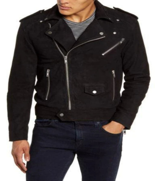 Rover Suede Moto Jacket DEADWOOD