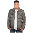 Anthracite Lambskin Leather Jacket