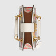 Gucci Padlock Small Shoulder Bag White Flora