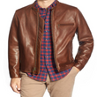 Tanned Cowhide Leather Moto Jacket