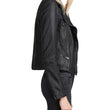 CARGO BIKER LEATHER JACKET