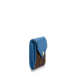 LV Zoé Wallet Monogram Bleu Jean colored leather