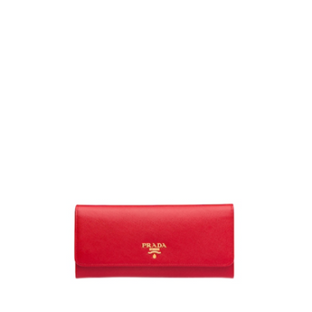 Prada Leather Wallet Red
