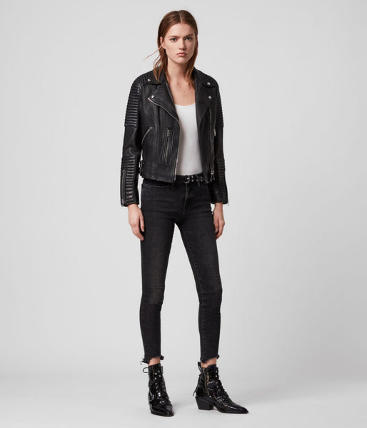 Leather Slim Fit Jacket