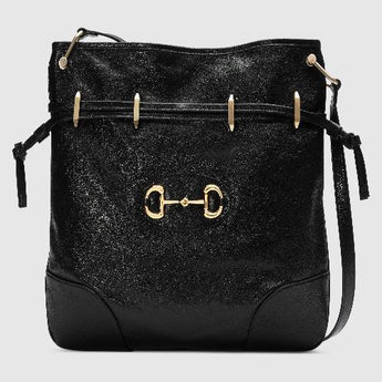 Gucci 1955 Horsebit Messenger Bag Black
