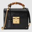 Gucci Padlock Small Bamboo Shoulder Bag Black