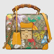 Gucci Padlock GG Flora Small Bamboo Shoulder Bag