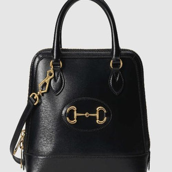 Gucci 1955 Horsebit Small Top Handle Bag Black