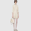 Gucci 1955 Horsebit small top handle bag White
