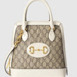 Gucci 1955 Horsebit Small Top Handle Bag White