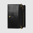Gucci 1955 Horsebit Wallet With Chain Black