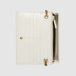 Gucci 1955 Horsebit Wallet With Chain GG Supreme White