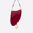 Dior Saddle Bag In Red Calfskin
