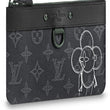 LV Keepall Bandouliere 45 Monogram Eclipse Canvas