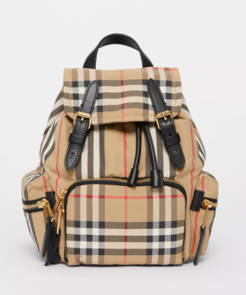 Burberry The Small Rucksack in Vintage Checkers