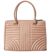 Prada Diagramme Leather Handbag Powder Pink