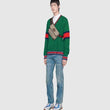 Gucci GG Supreme Belt Bag Brown Trims