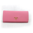 Prada Leather Wallet Pink
