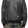 Lambskin Leather Bomber Jacket