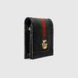 Gucci Ophidia Leather Card Case Wallet Black