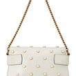 Gucci Broadway Leather Mini Bag White
