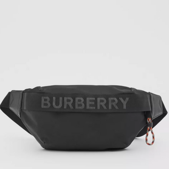 Burberry Logo Detail ECONYL® Sonny Bum Bag Black