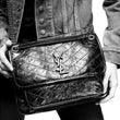 Saint Laurent Niki Large In Vintage Leather Blac